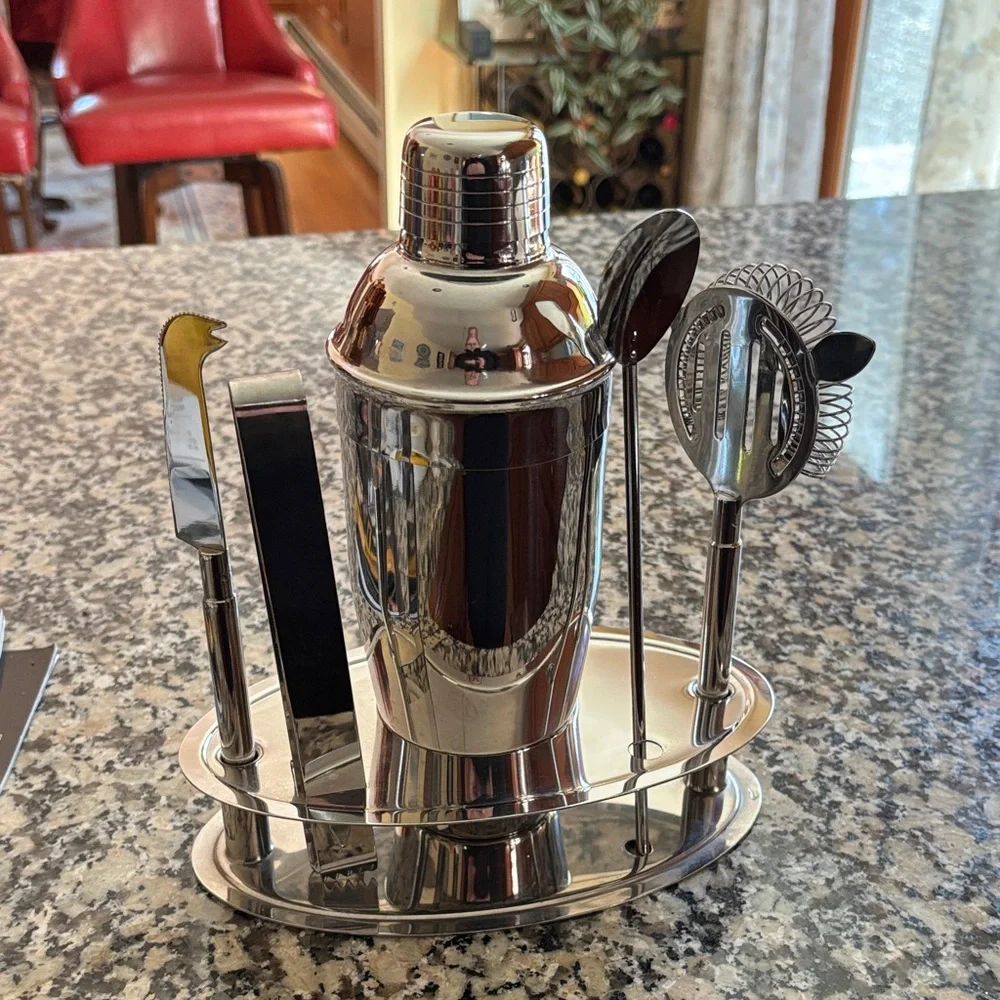 Pier 1 Silver Bar Tool Set